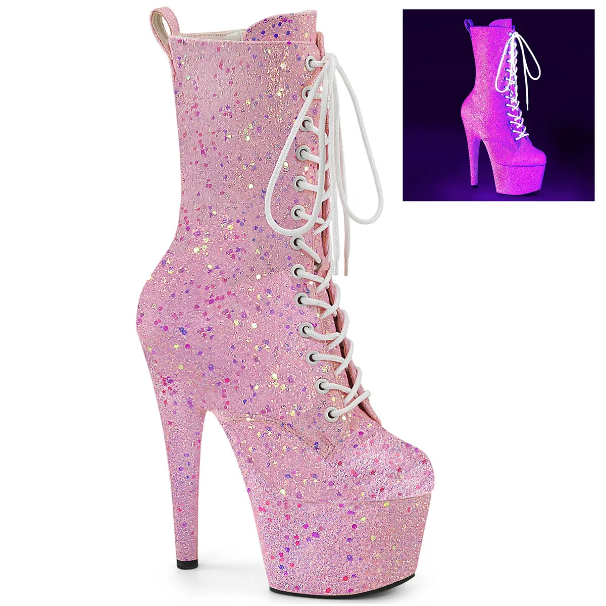 ADORE-1040IG Pleaser Baby Pink Sexy Platform Shoes (Pole Dancing Heels)