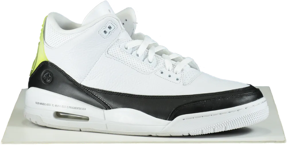 Air Jordan DA3595 White/Black Retro 3 SP Trainers  UK 11.5  