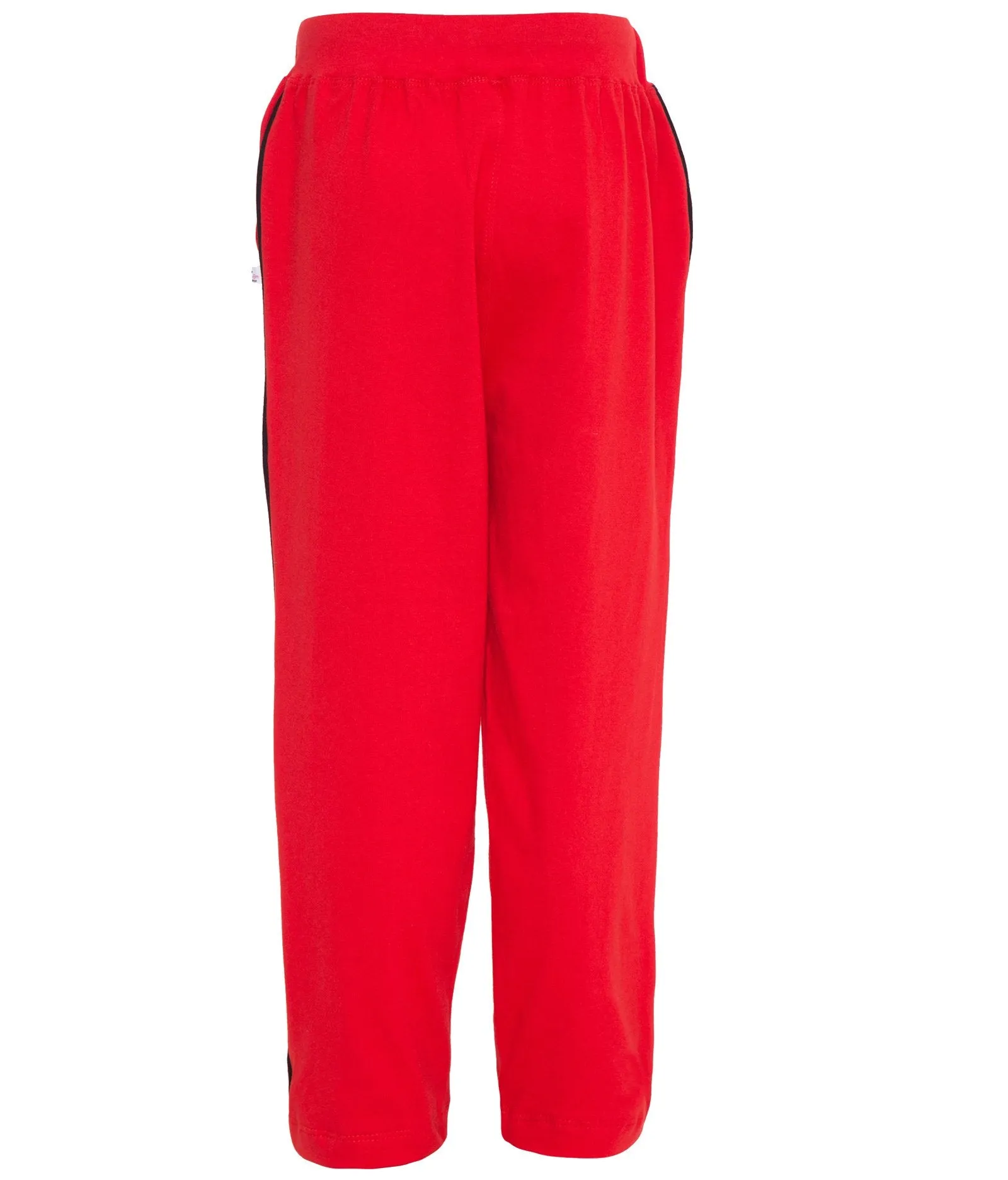 American-Elm Red Regular Fit Grey Vnyle Printed Cotton Stylish kids track pants for girls | kids track pants for girls 5-6 years