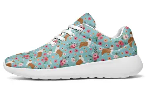 Australian Shepherd Flower Sneakers
