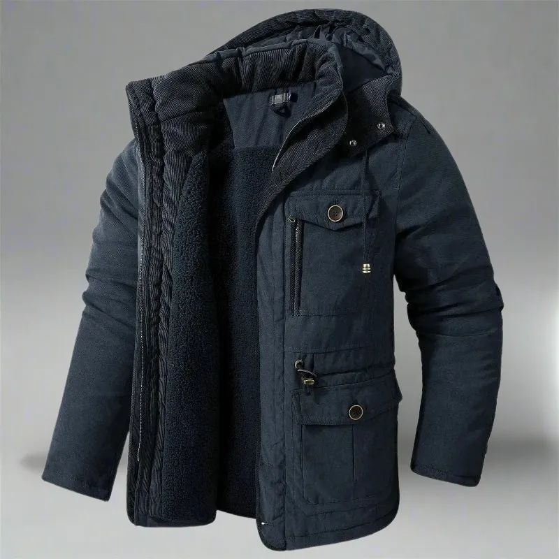 Caleb | Windbreaker Hooded Jacket