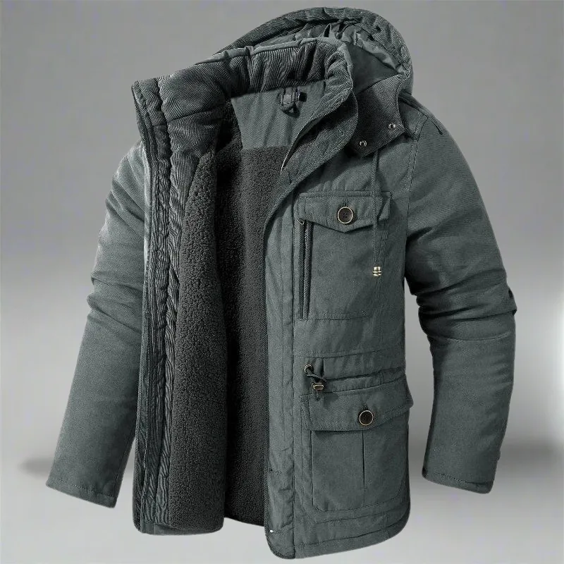 Caleb | Windbreaker Hooded Jacket