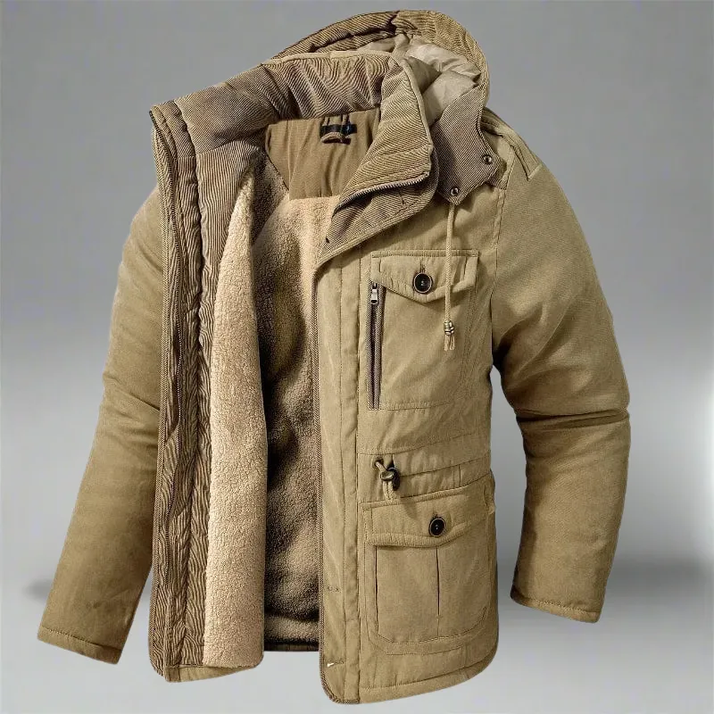Caleb | Windbreaker Hooded Jacket