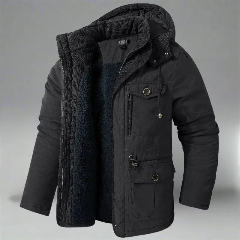 Caleb | Windbreaker Hooded Jacket