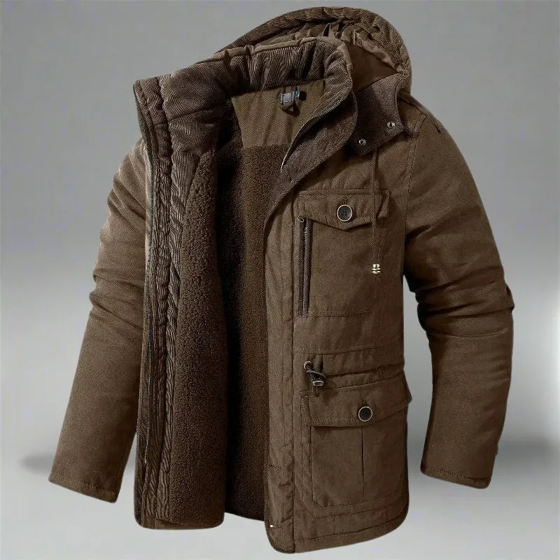 Caleb | Windbreaker Hooded Jacket