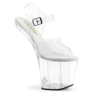 CRAZE-808 Pleaser Clear Sexy Platform Shoes (Pole Dancing Heels)