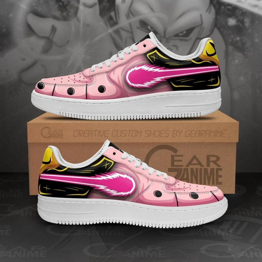 DBZ Majin Buu Air Sneakers Power Custom Anime Dragon Ball Shoes