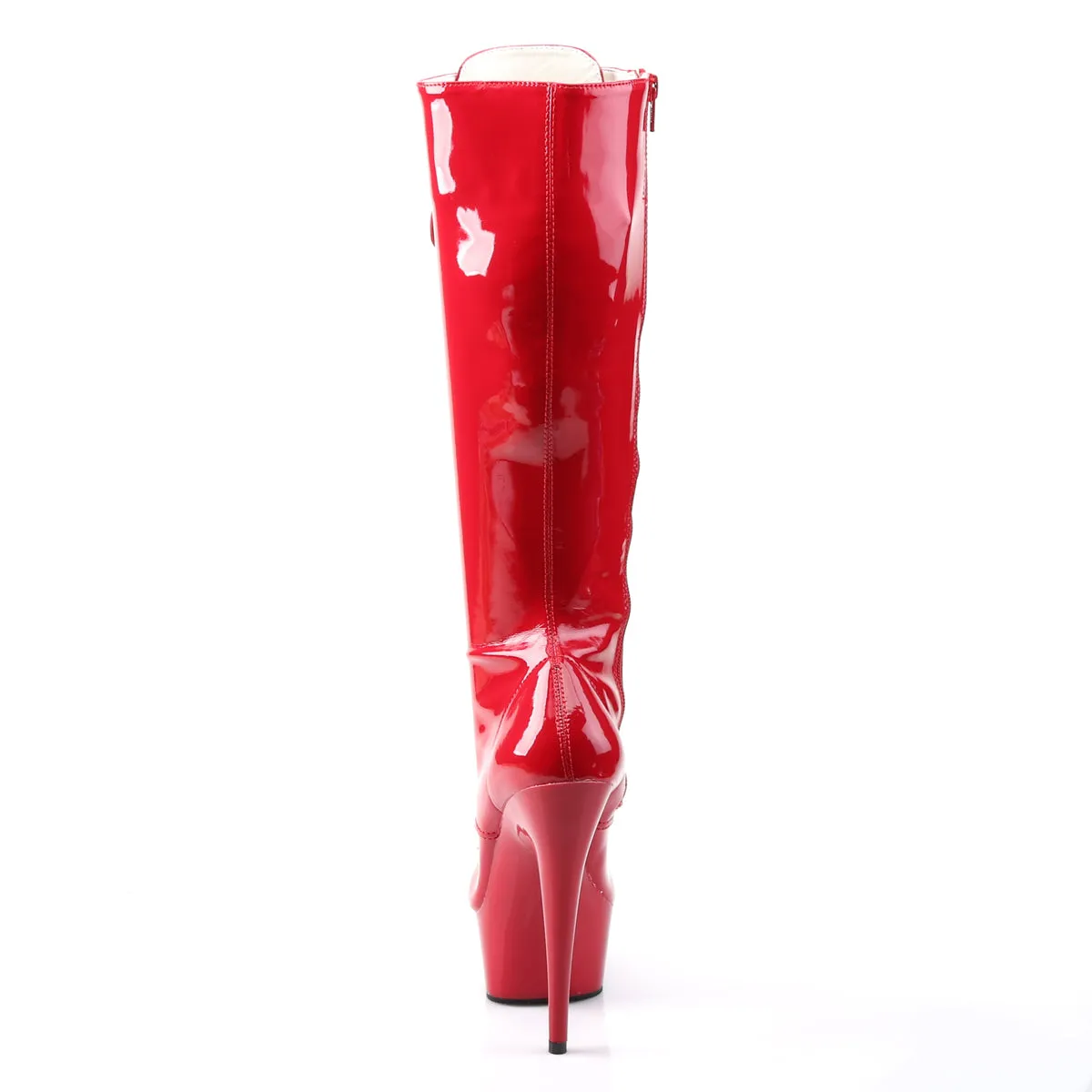 DELIGHT-2023 Pleaser Red Sexy Platform Shoes (Pole Dancing Heels)