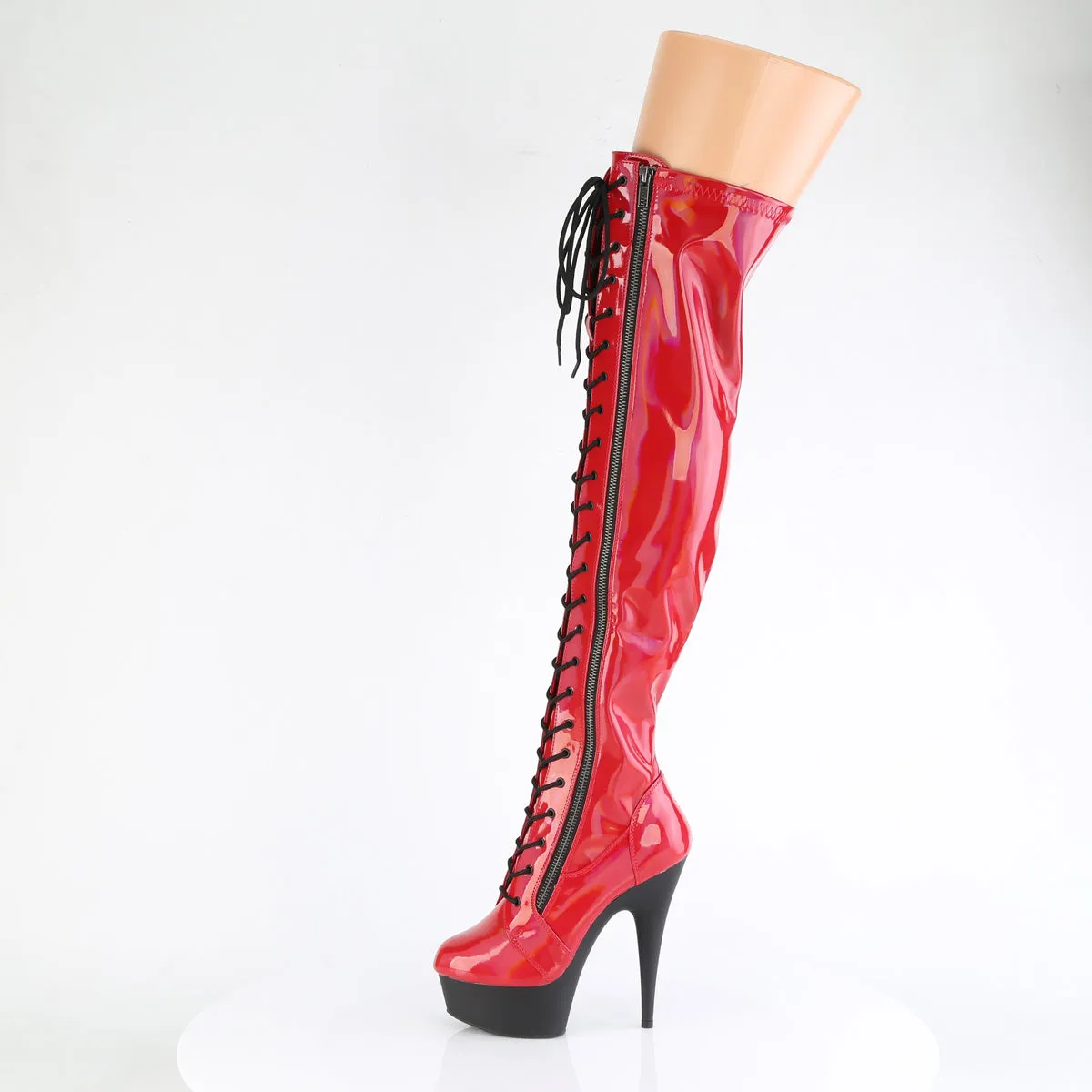 DELIGHT-3029 Pleaser Red Sexy Platform Shoes (Pole Dancing Heels)