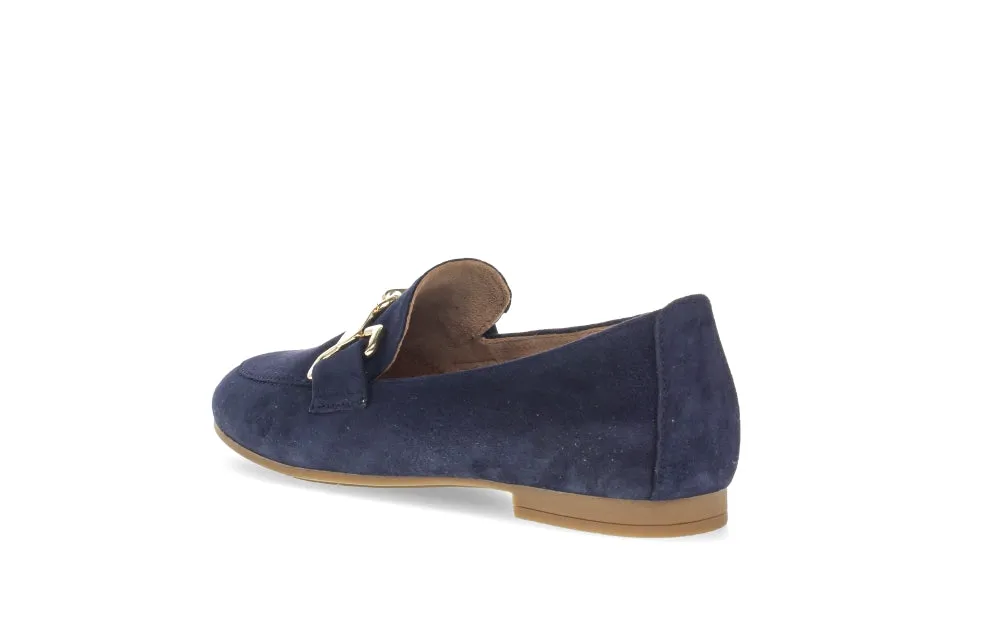 Gabor Navy Suede Loafer |6521136