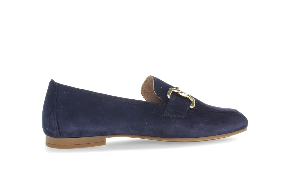 Gabor Navy Suede Loafer |6521136
