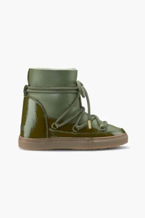 Gloss Wedge Sneakers