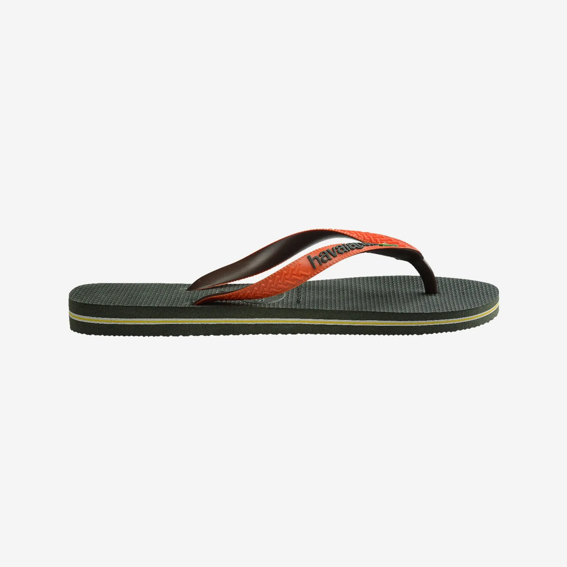 Havaianas - Brasil Mix - Olive Green Sunset Orange