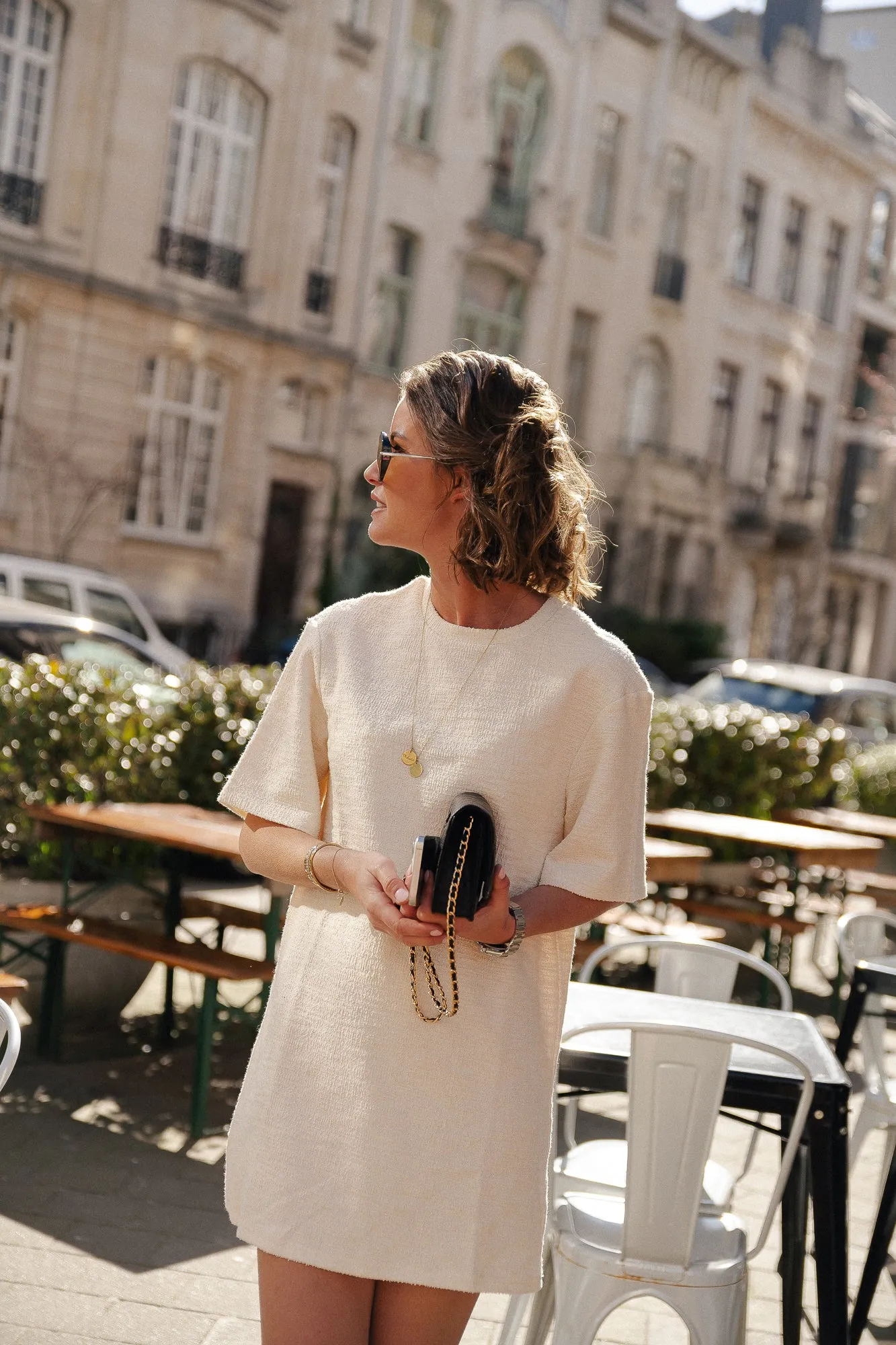 Karline dress cream