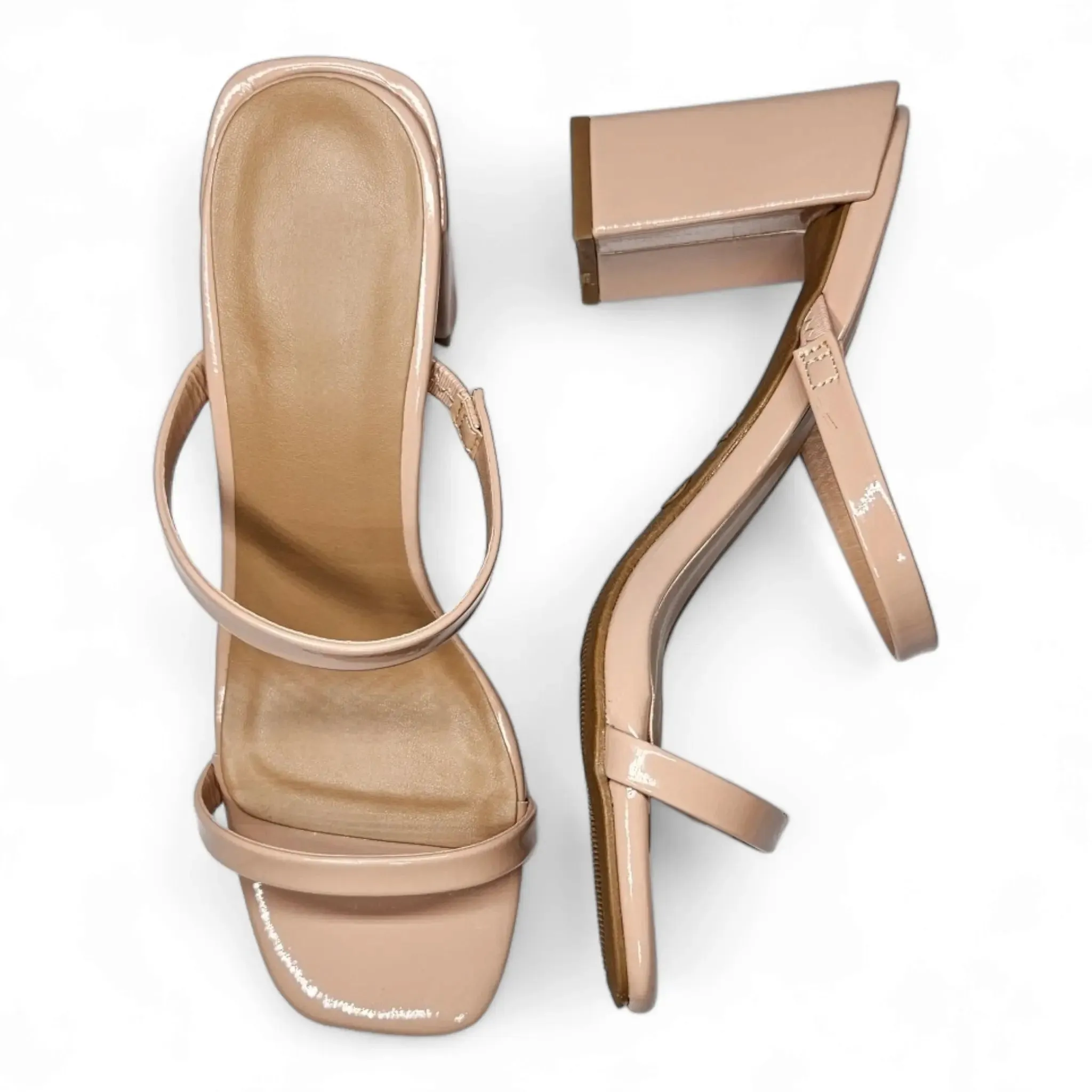 Kickback Classic Double Strap Block Heel
