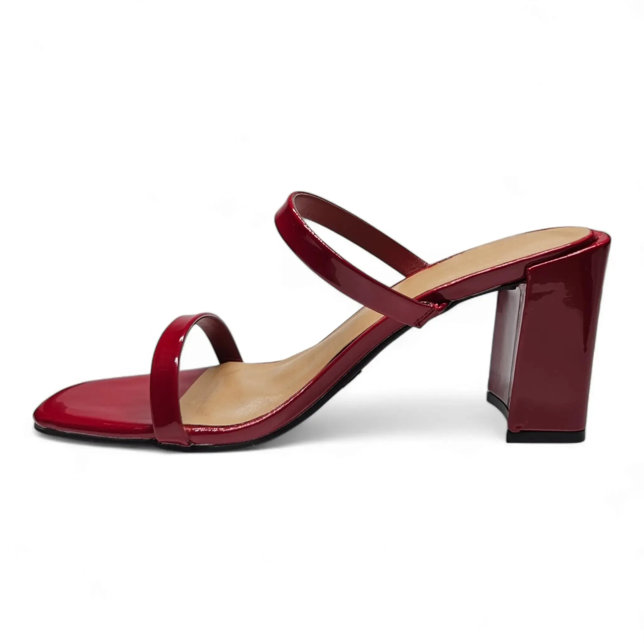 Kickback Classic Double Strap Block Heel