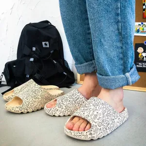 Men's Indoor House Slippers EVA Quality Print Shoes
