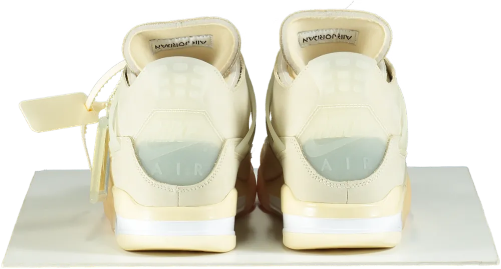 Nike CV9388 Off White Sail Air Jordan 4 Retro SP Trainers UK 9.5