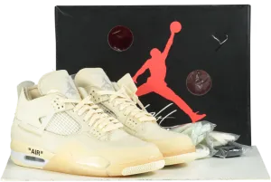Nike CV9388 Off White Sail Air Jordan 4 Retro SP Trainers UK 9.5