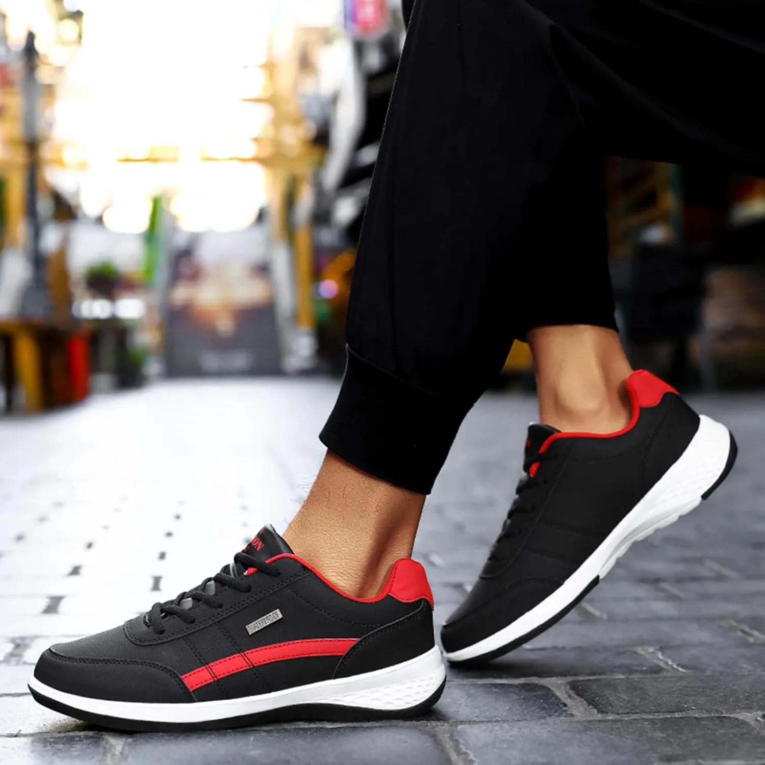 Running Shoes for Men Non Slip Walking Sneakers Athletic Jogging Shoes Comfort Workout Sneakers Active Tennis Shoes