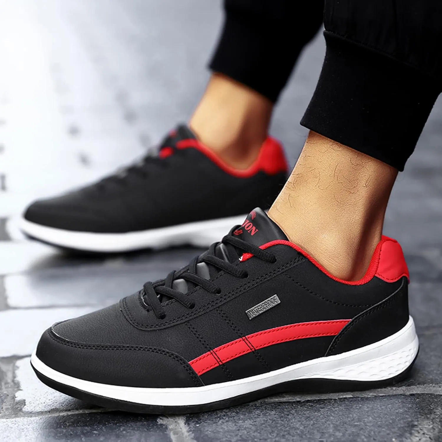 Running Shoes for Men Non Slip Walking Sneakers Athletic Jogging Shoes Comfort Workout Sneakers Active Tennis Shoes