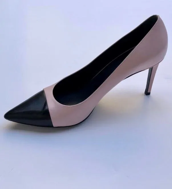 SAINT LAURENT Leather Heels Size 40