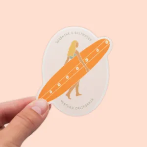 Sunshine and Saltwater Sticker