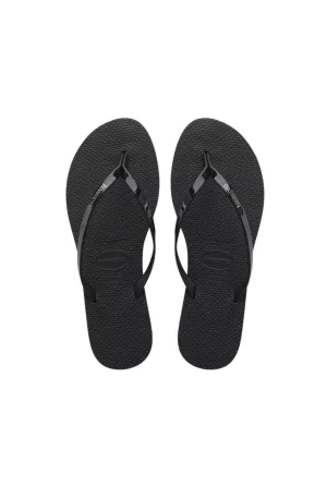 You Metallic Sandal - Black by Havaianas